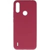 Topt Silikoninis Lite dėklas skirtas Motorola Moto E7 Power/E7i Power burgundy