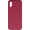 Topt Silikoninis Lite dėklas skirtas Xiaomi Redmi 9A burgundy