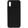 Topt Silikoninis Lite dėklas skirtas Xiaomi Redmi 9A juodos spalvos