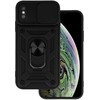 Toptel Topt Slide Camera Armor dėklas skirtas Apple iPhone X/XS juodos spalvos