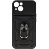 Topt Slide Camera Armor dėklas skirtas Apple iPhone 14 juodos spalvos