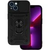 Topt Slide Camera Armor dėklas skirtas Apple iPhone 13 juodos spalvos