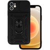 Fusion Accessories Topt Slide Camera Armor Dėklas skirtas Apple iPhone 11 juodos spalvos