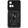 Topt Slide Camera Armor dėklas skirtas Motorola Moto G24 juodos spalvos