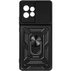 Topt Slide Camera Armor dėklas skirtas Motorola Edge 40 Pro 5G juodos spalvos