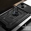 Fusion Accessories Topt Slide Camera Armor dėklas skirtas Motorola Edge 40 Pro 5G juodos spalvos
