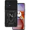 Topt Slide Camera Armor dėklas skirtas Motorola Edge 40 Pro 5G juodos spalvos