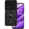 Slide Camera Armor dėklas skirtas Realme 11 5G juodos spalvos