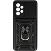 Fusion Accessories Slide Camera Armor dėklas skirtas Samsung Galaxy A53 5G juodos spalvos