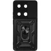 Topt Slide Camera Armor dėklas skirtas Xiaomi Redmi Note 13 Pro 4G juodos spalvos