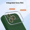 Toptel Topt Soft Silicone Lens dėklas skirtas Apple iPhone 14 Pro žalios spalvos