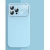 Toptel Mėlyna Soft Silicone Lens Dėklas skirtas Apple iPhone 13 Pro light mėlynas