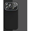 Topt Soft Silicone Lens dėklas skirtas Apple iPhone 15 Plus juodos spalvos