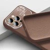 Topt Soft Silicone Lens dėklas skirtas Apple iPhone 13 Pro Max rudos spalvos