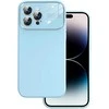 Topt Soft Silicone Lens dėklas skirtas Apple iPhone 12 light mėlynos spalvos
