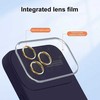 Toptel Soft Silicone Lens Dėklas skirtas Apple iPhone 12 violetinė