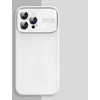 Toptel Soft Silicone Lens Dėklas skirtas Apple iPhone 13 Pro baltas