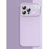 Toptel Topt Soft Silicone Lens dėklas skirtas Apple iPhone 14 Pro light violetinės spalvos