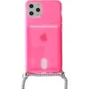 Topt STRAP Fluo dėklas skirtas Apple iPhone 12/12 Pro Rožinė
