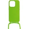 Topt Strap silikoninis dėklas skirtas Apple iPhone 13 Pro design 1 žalios spalvos