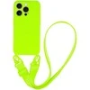 Topt Strap silikoninis dėklas skirtas Apple iPhone 11 design 2 lime
