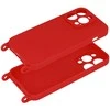 Topt Strap silikoninis dėklas skirtas Apple iPhone 12 Pro design 2 raudonos spalvos