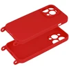 Fusion Accessories Strap Silicone Dėklas skirtas Apple iPhone 12 design 2 red