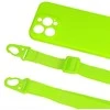 Topt Strap silikoninis dėklas skirtas Apple iPhone 11 design 2 lime