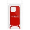 Topt Strap silikoninis dėklas skirtas Apple iPhone 13 Pro design 1 raudonos spalvos