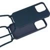 Topt Strap silikoninis dėklas skirtas Apple iPhone 15 Plus design 1 mėlynos spalvos