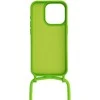 Topt Strap silikoninis dėklas skirtas Apple iPhone 13 Pro design 1 žalios spalvos