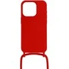 Topt Strap silikoninis dėklas skirtas Apple iPhone 12/12 Pro design 1 raudonos spalvos