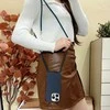 Fusion Accessories Topt Strap silikoninis dėklas skirtas Apple iPhone 15 Plus design 1 mėlynos spalvos