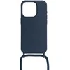 Topt Strap silikoninis dėklas skirtas Apple iPhone 15 Plus design 1 mėlynos spalvos