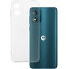 Topt Ultra Clear 1mm dėklas skirtas Motorola Moto E13 skaidrus