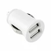 TOTI Dual USB Car Charger with micro usb cable 1m 2.1 A, Baltas
