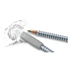 Trintukas kamštelis pieštukui Faber-Castell Grip 2001, pilkos spalvos, 2 vnt.