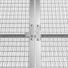 Triušių narvas, antracito, 302,5x80,5x71cm, plienas