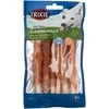 TRIXIE Denta Fun skanėstai šunims, kramtomi antienos suktinukai, 250 g