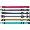 Trixie Junior Antkaklių kompl., M–L 22–35 cm/10 mm, 6 vnt. fuksija, grafito, ind (pak.4)