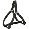 TRIXIE Premium One Touch petnešos, M 50-65cm/20mm, juodos