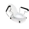 Toilet seat raiser with lid and armrests ANTAR AT51204