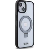 Tumi TUHMP15SSSFC Apple iPhone 15 / 14 / 13 6.1″ baltos spalvos kietas dėklas with skaidrus Ring Stand and MagSafe