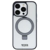 „Tumi TUHMP15XSSFC“ baltos spalvos kietas dėklas „Apple iPhone 15 Pro Max 6.7“ su permatomu žiediniu stovu ir „MagSafe“