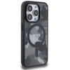 Tumi TUHMP15XTCAMK Apple iPhone 15 Pro Max 6.7″ juodos spalvos kietas dėklas with Frosted Camo Print and MagSafe