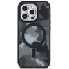 Tumi TUHMP15XTCAMK Apple iPhone 15 Pro Max 6.7″ juodos spalvos kietas dėklas with Frosted Camo Print and MagSafe