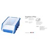 TV staliukas Patrol ERGOBOX PLUS 2 MĖLYNA, 118 x 161 x 75mm