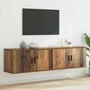 TV staliukas Sieninio televizoriaus kabineto komplektas 2 pcs