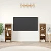 TV staliukas TV spintelių komplektas 2 pcs Senovinis medis 107 x 35 x 37 cm