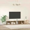 TV staliukas TV spintelių komplektas 2 vnt. Amatininkų ąžuolas